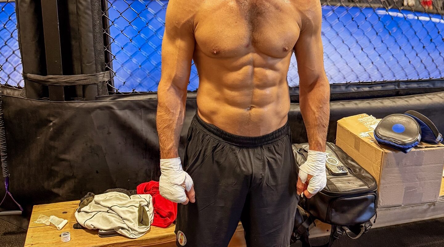 Arman Tsarukyan looks more ready now in camp despite the fight being 26 days away. Photo credit: @arm_011/Instagram