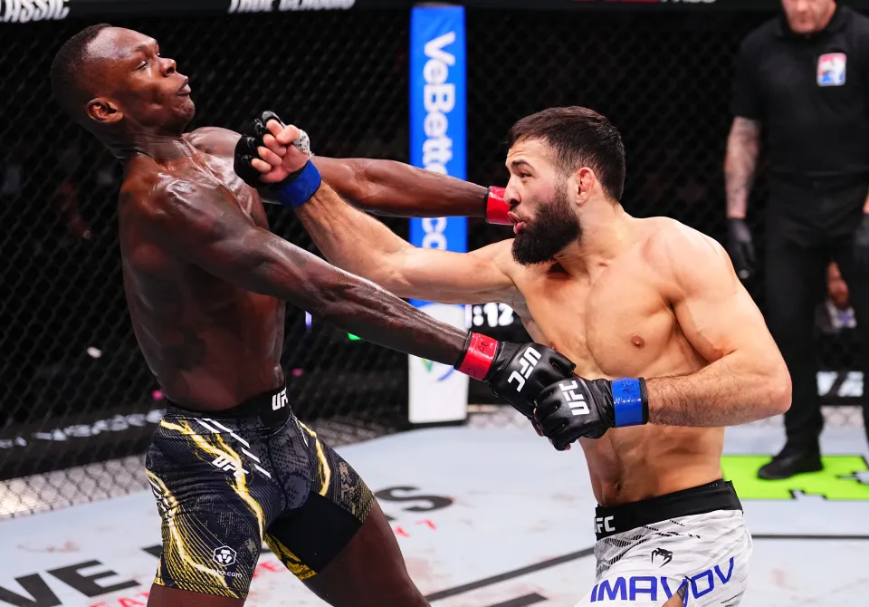 Nassourdine Imavov knocked out Israel Adesanya in a shocking upset. Photo credit: GETTY