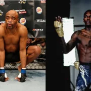 Israel Adesanya and Anderson Silva. PHOTO/X/@Ocelot_MMA