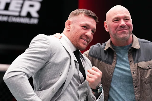 Dana White and Conor McGregor